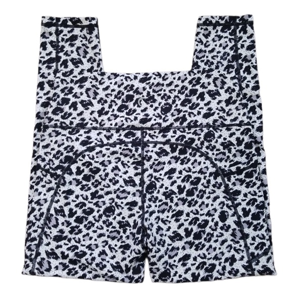 ZYIA Snow Leopard Pocket Brilliant Hi-Rise 7/8 24" Leggings Size: 12 NWOT - Picture 9 of 12
